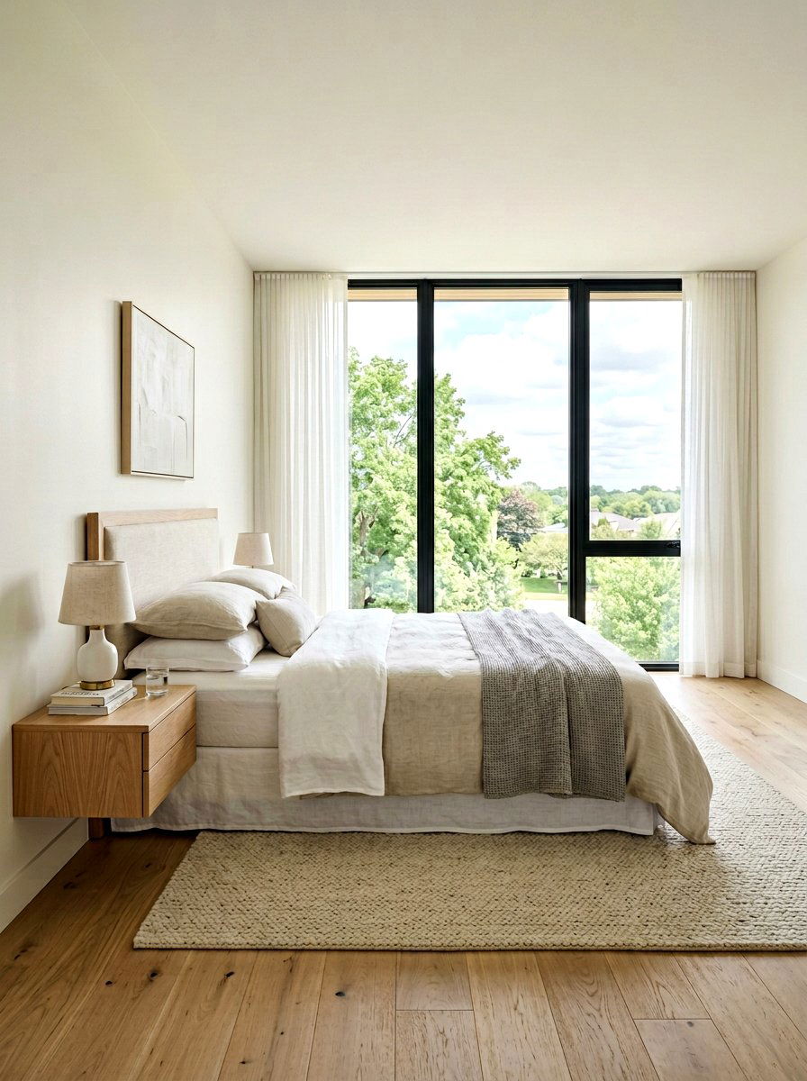 White Oak Floating Nightstand - 30 white oak decor ideas