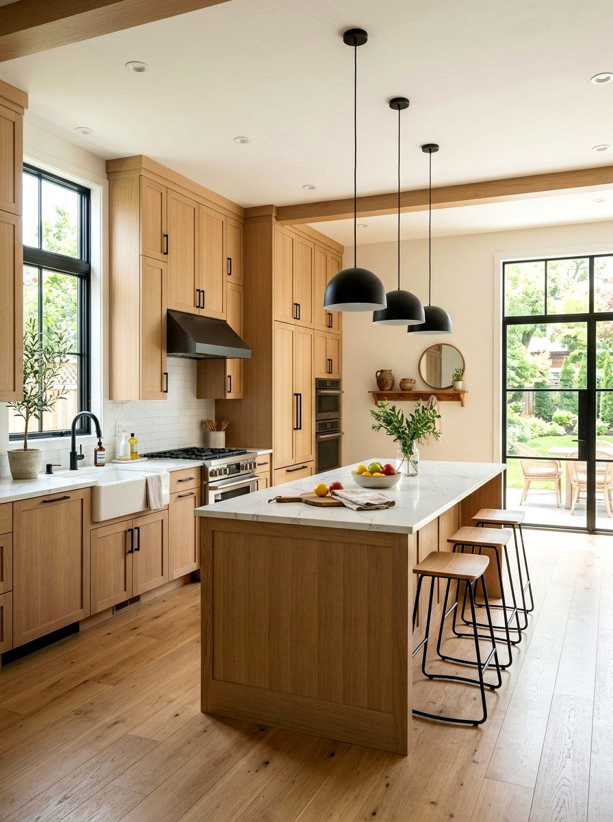 White Oak Kitchen Cabinets - 30 white oak decor ideas