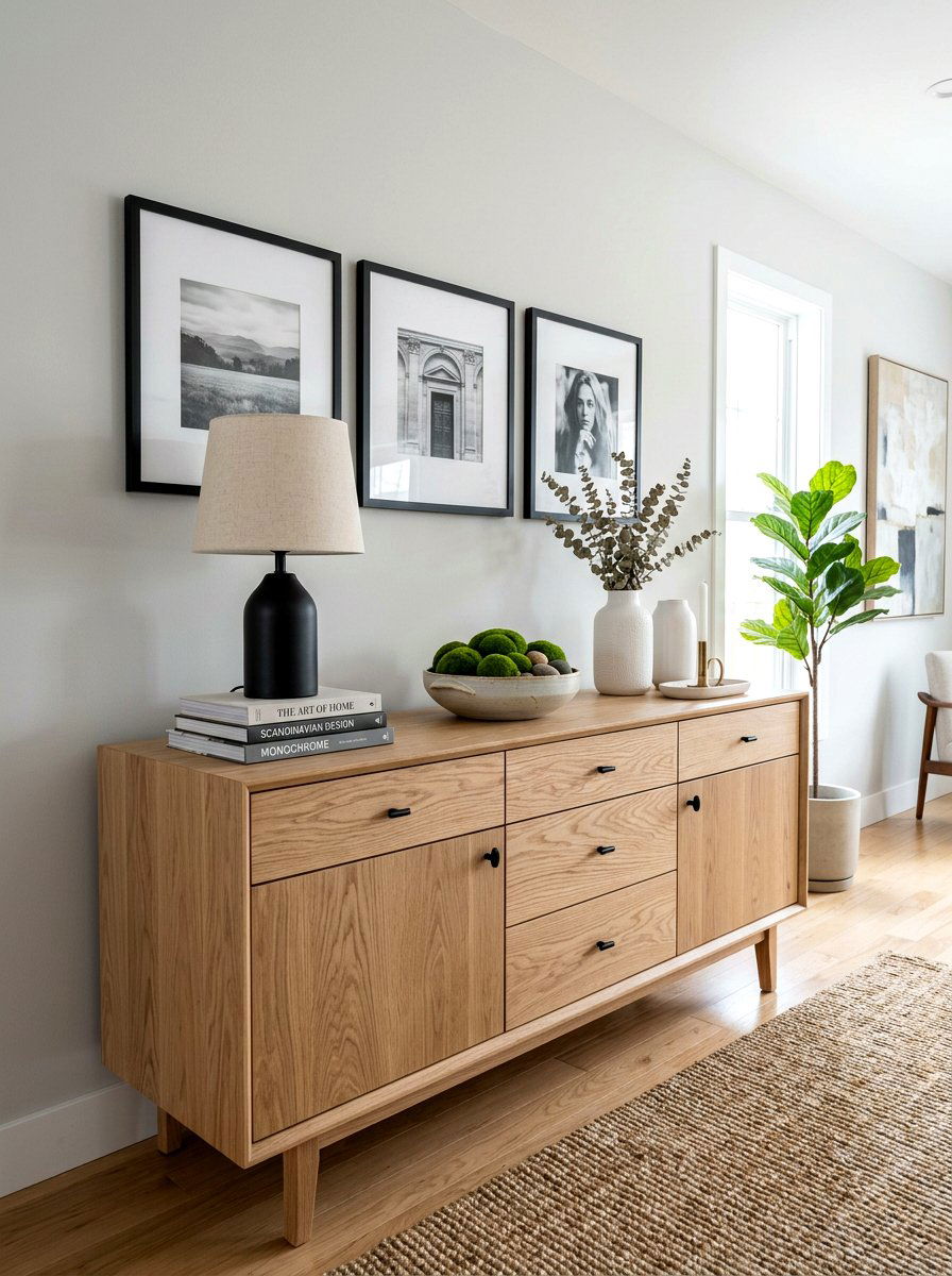 White Oak Sideboard - 30 sideboard styling dining ideas