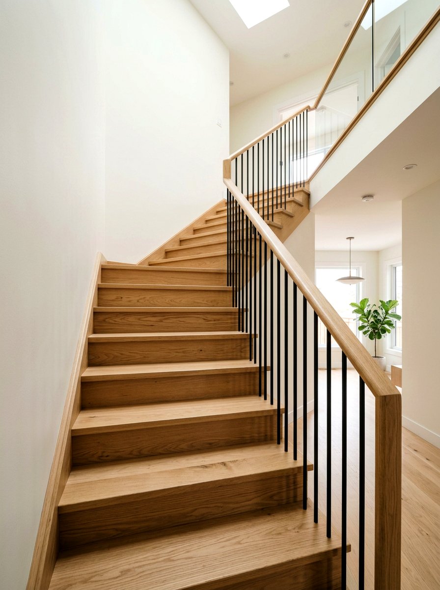 White Oak Staircase Railing - 30 white oak decor ideas
