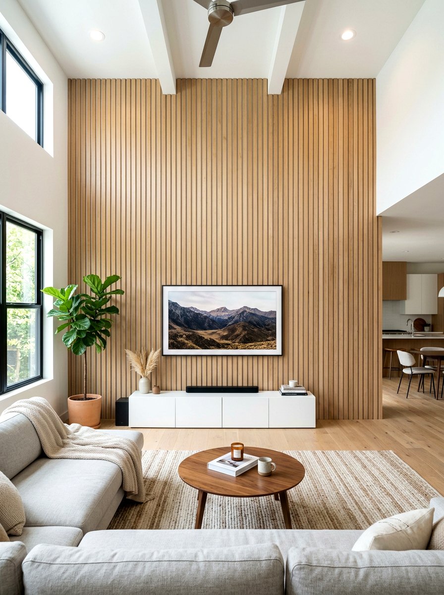 White Oak Wall Slats - 30 white oak decor ideas