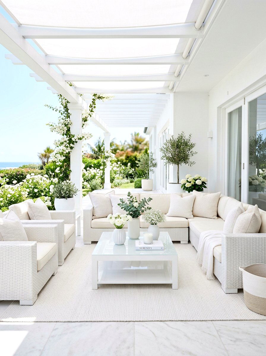 White Outdoor Coffee Table - 30 outdoor coffee table styling ideas