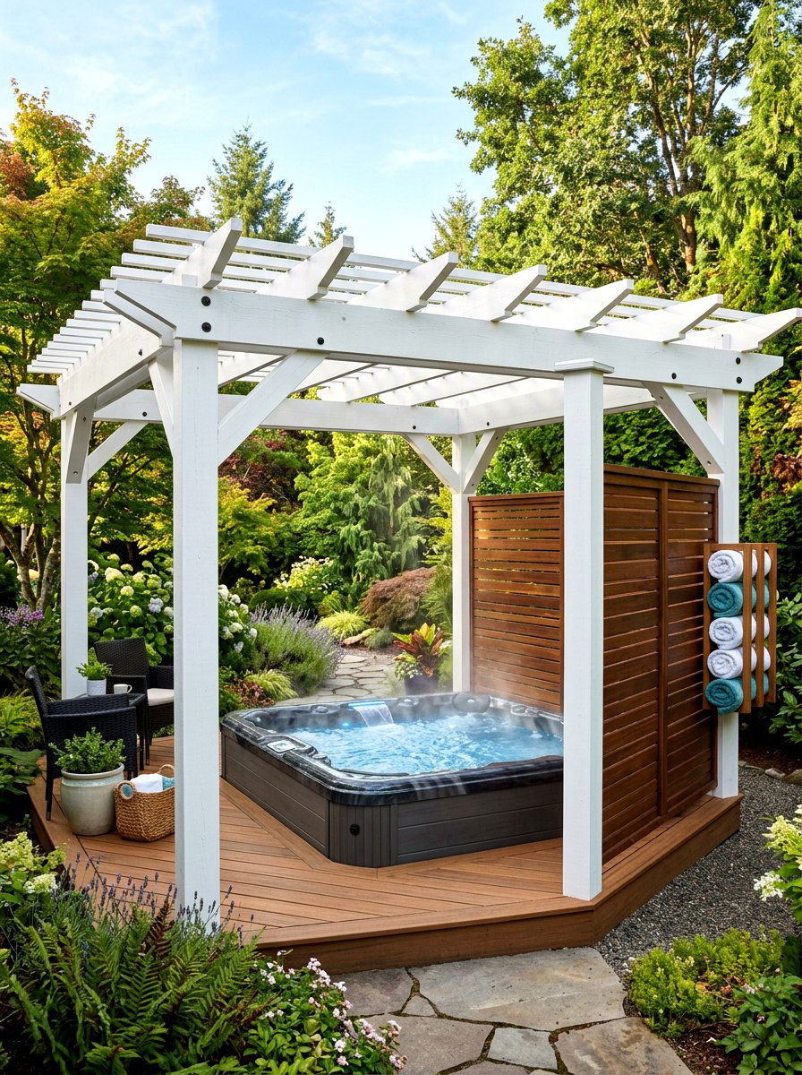 30 White Pergola Ideas for Elegant Outdoor Shade and Charm
