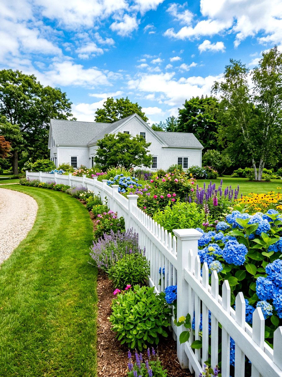 White Picket Fence - 30 Hamptons backyard ideas