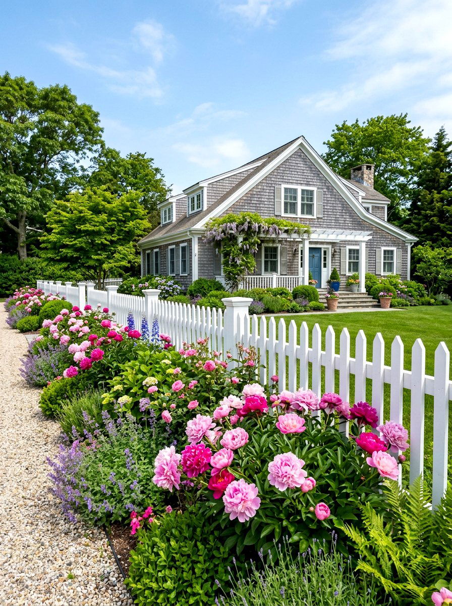White Picket Fence - 30 Nancy Meyers garden ideas