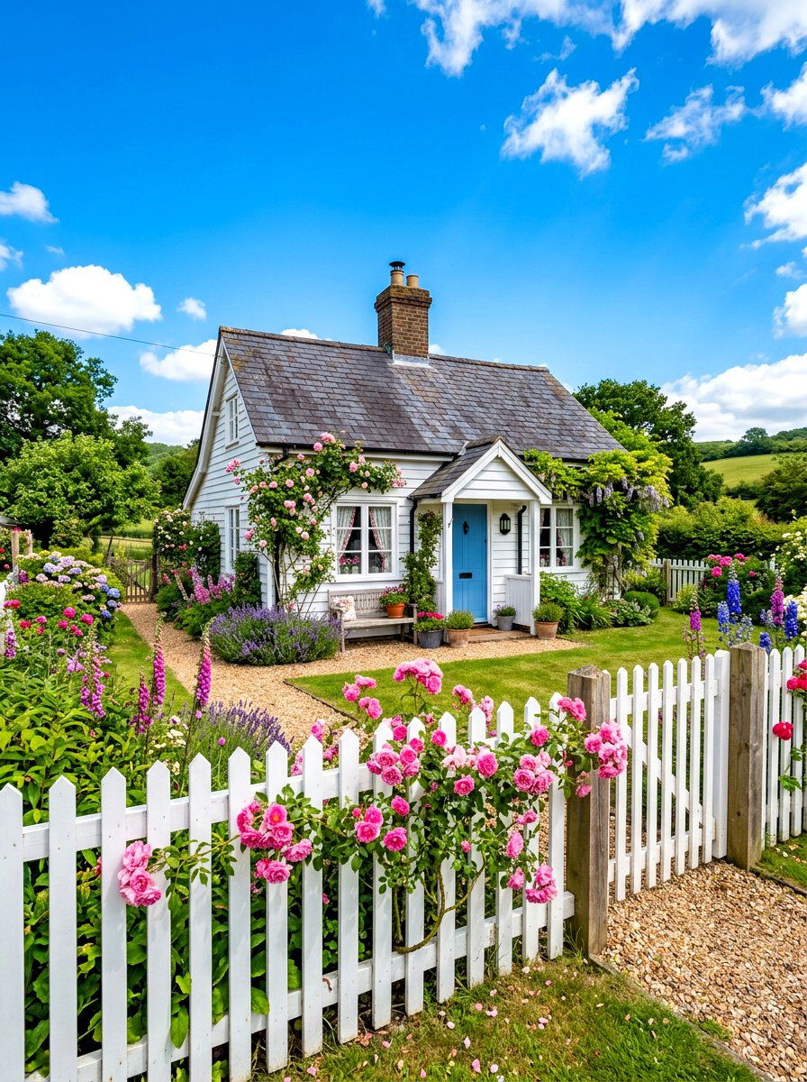 White Picket Fence - 30 curb appeal ideas for small homes