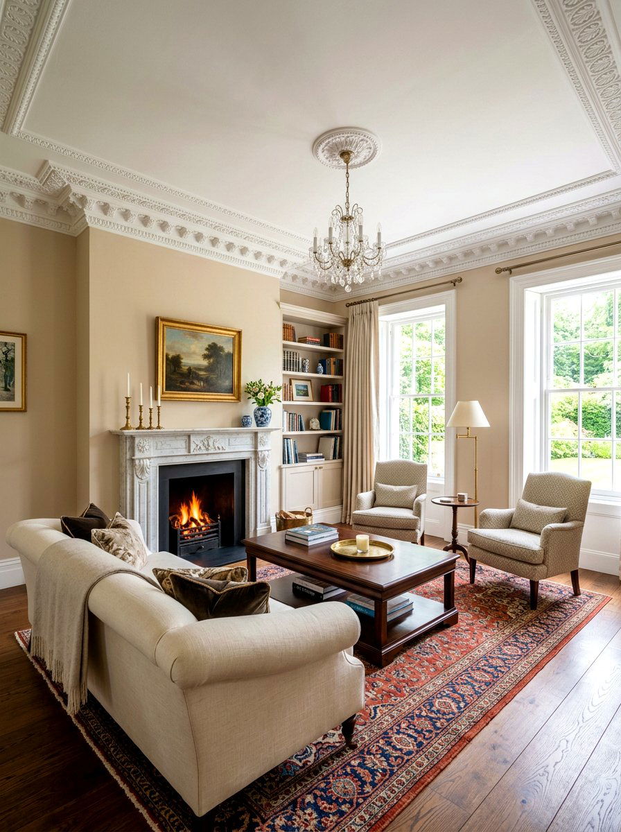 White Plaster Crown Molding - 30 crown molding ideas