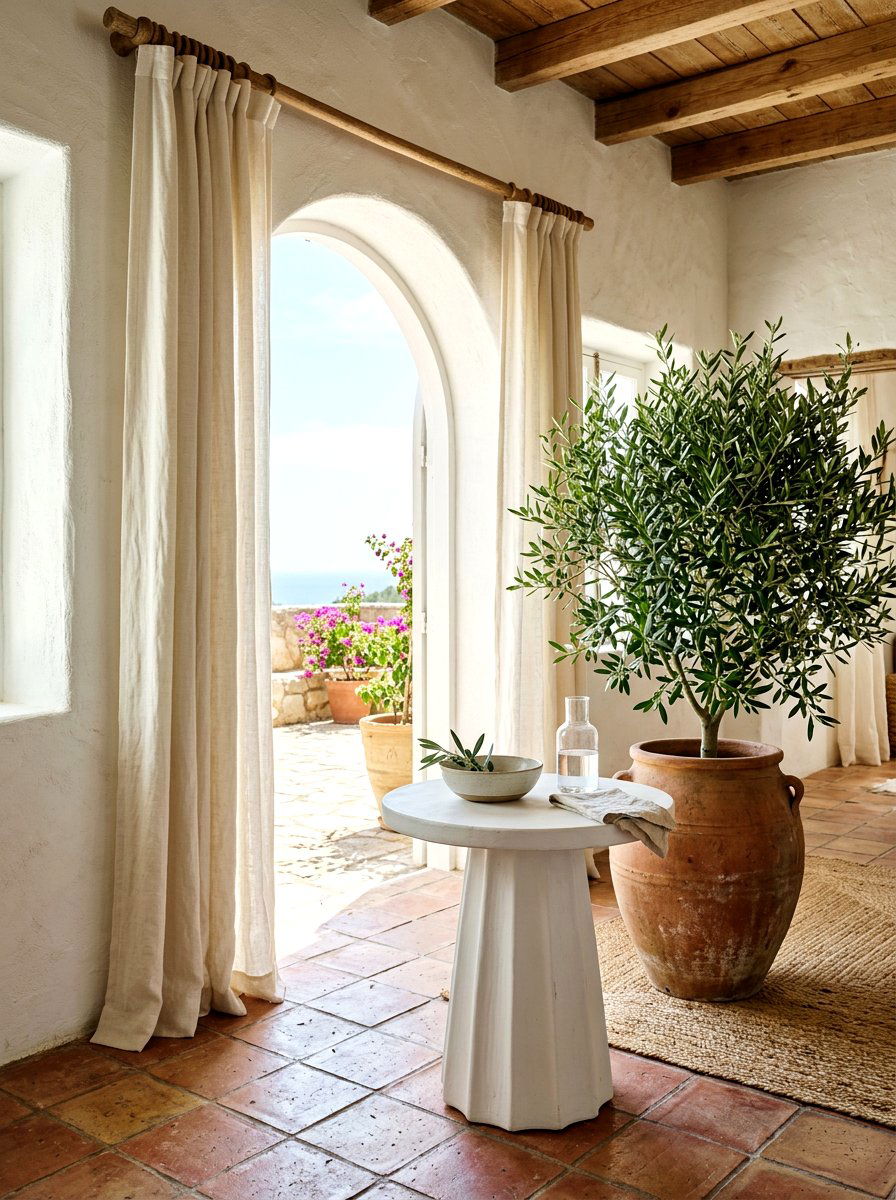 White Plaster Pedestal Side Table - 30 pedestal side table ideas