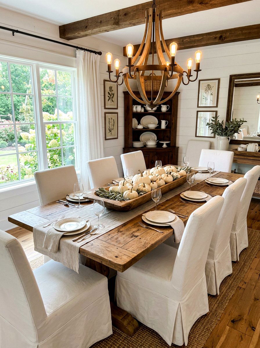 White Pumpkins - 30 bowl filler ideas