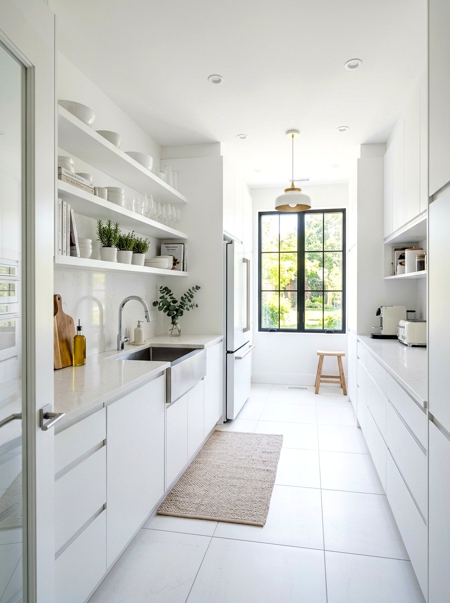 White Scullery Kitchen - 30 scullery pantry ideas