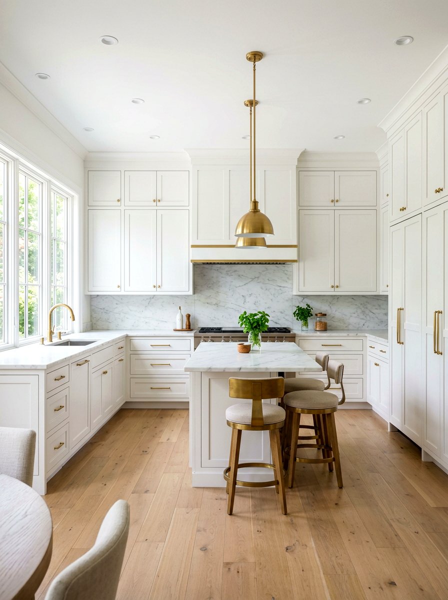 White Shaker Cabinet Kitchen - 30 tiny house kitchen ideas