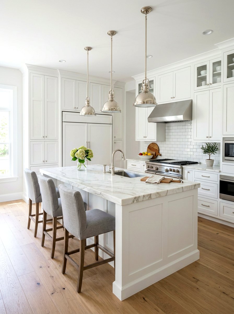 White Shaker Kitchen - 30 traditional kitchen ideas
