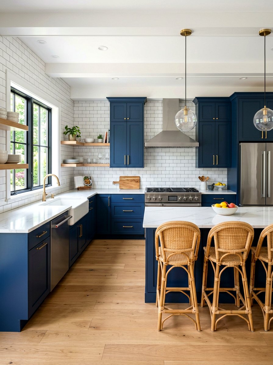 White Subway Tile - 30 kitchen backsplash ideas