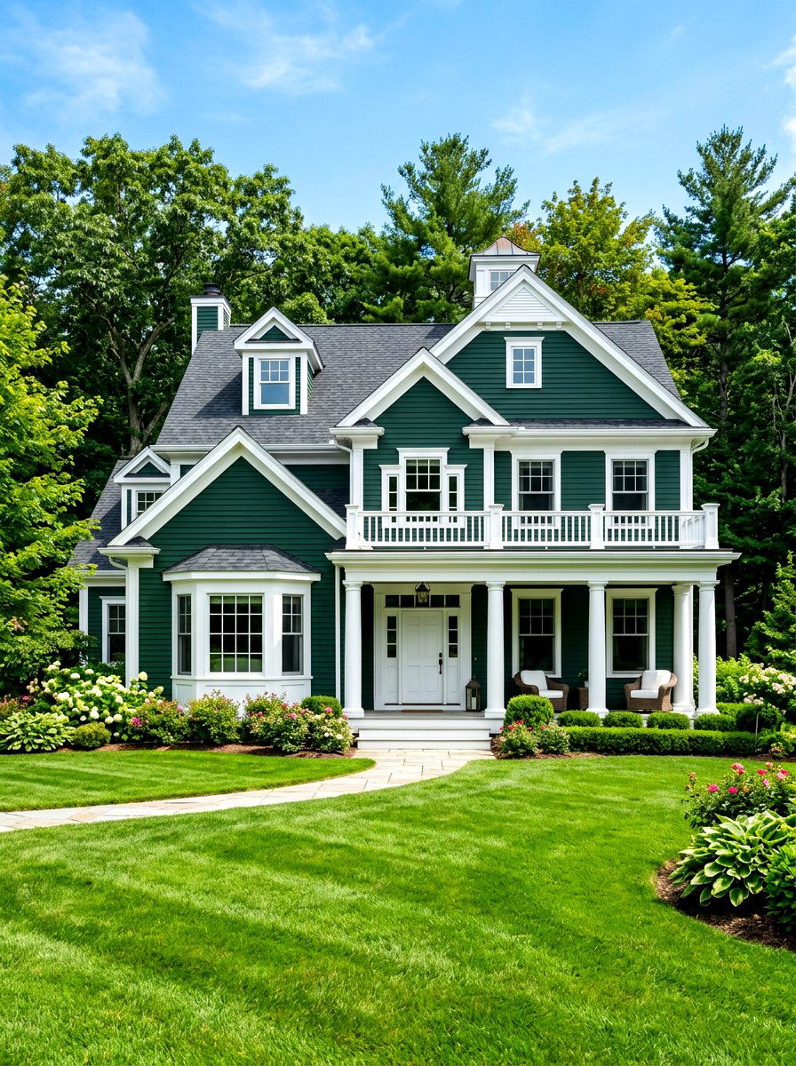 White Trim Accents - 30 craftsman exterior ideas