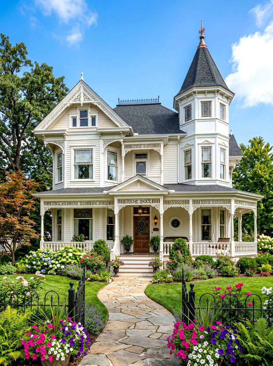 30 White House Exterior Ideas for Instant Curb Appeal Boost