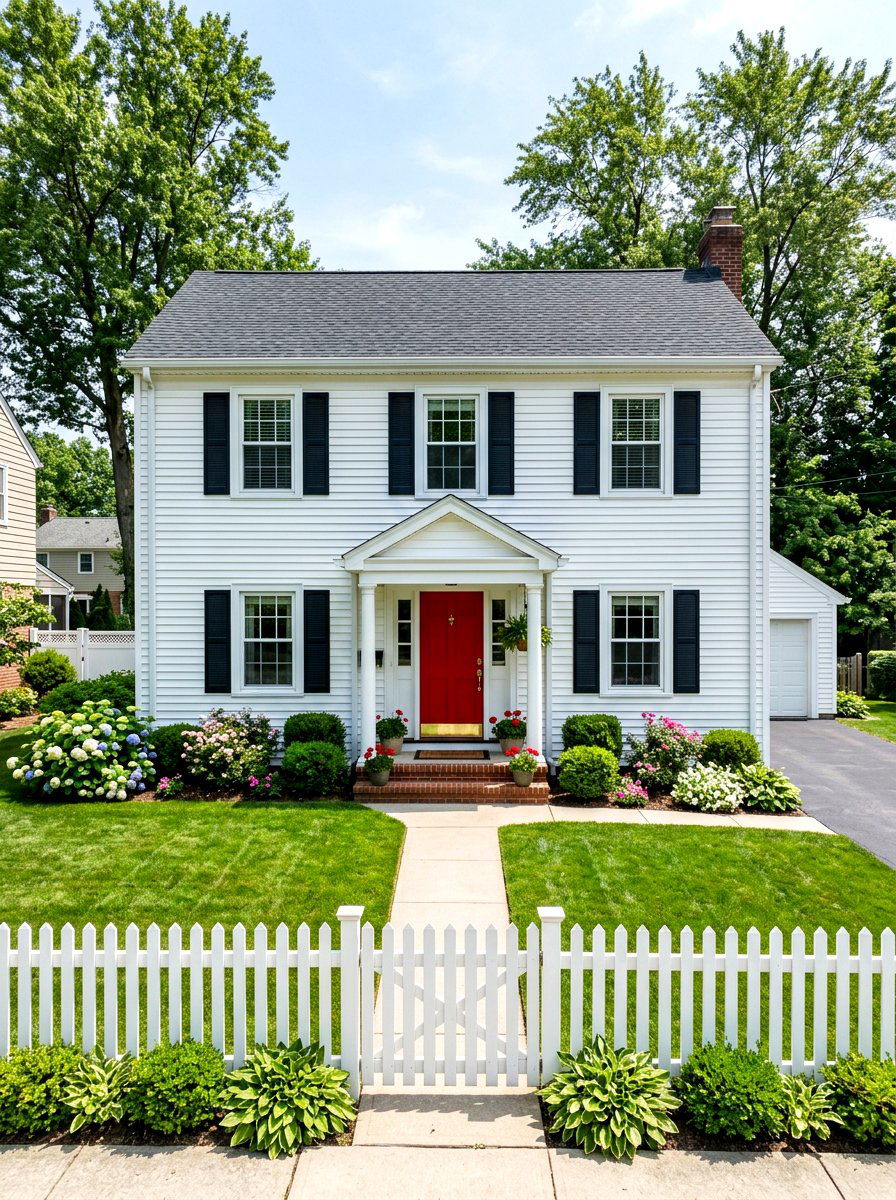 White Vinyl Siding - 30 horizontal siding exterior ideas