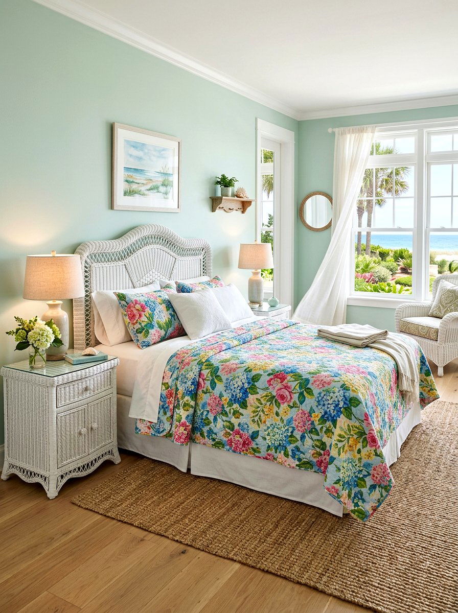 White Wicker Bedroom Furniture - 30 frilly bedroom ideas