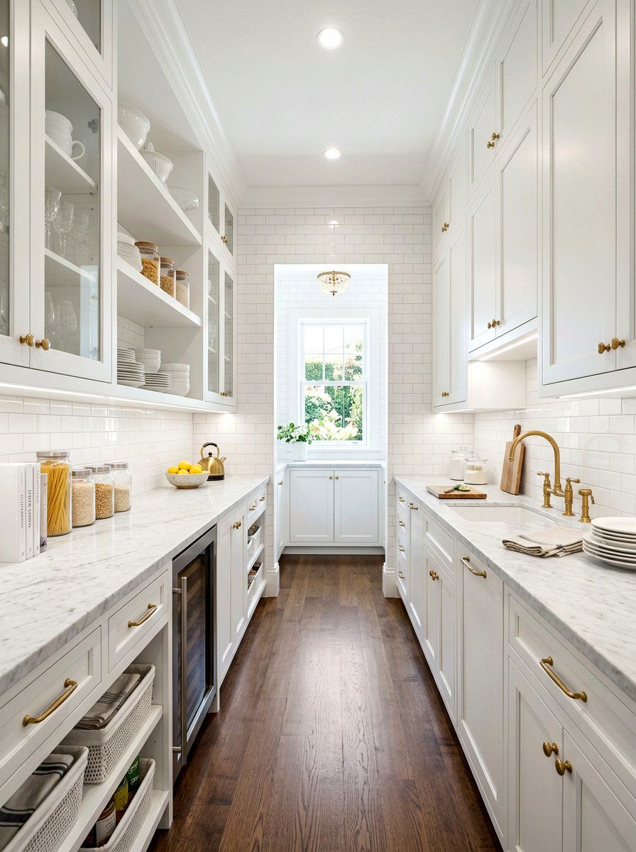 White butler pantry - 30 butler pantry ideas