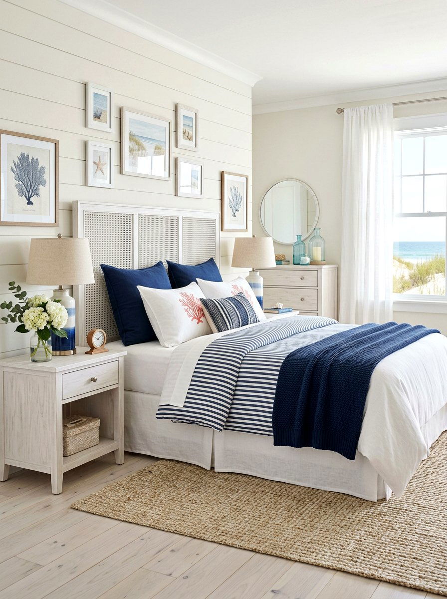 White cane headboard - 30 cane headboard ideas
