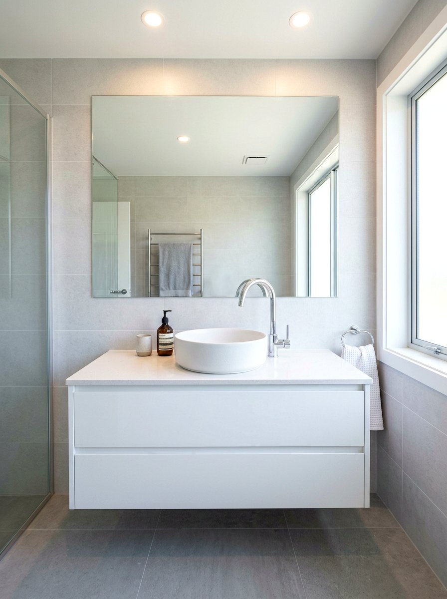 White ceramic vessel sink bathroom - 30 vessel sink bathroom ideas