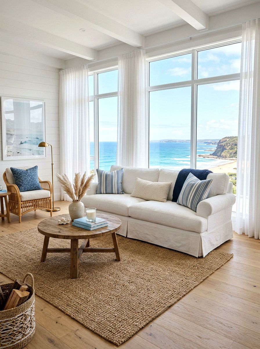 White linen box pleat sofa - 30 box pleat furniture ideas