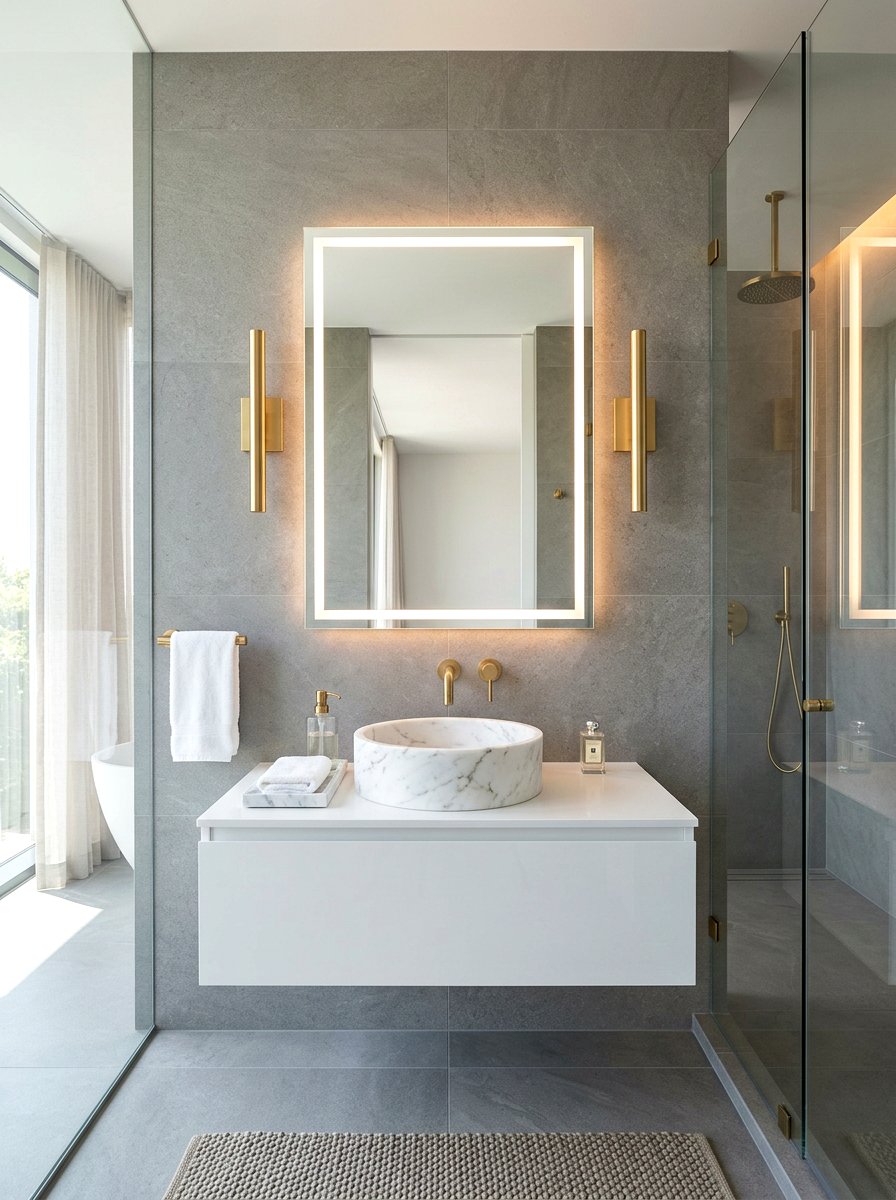 White marble vessel sink - 30 stone vessel sink ideas