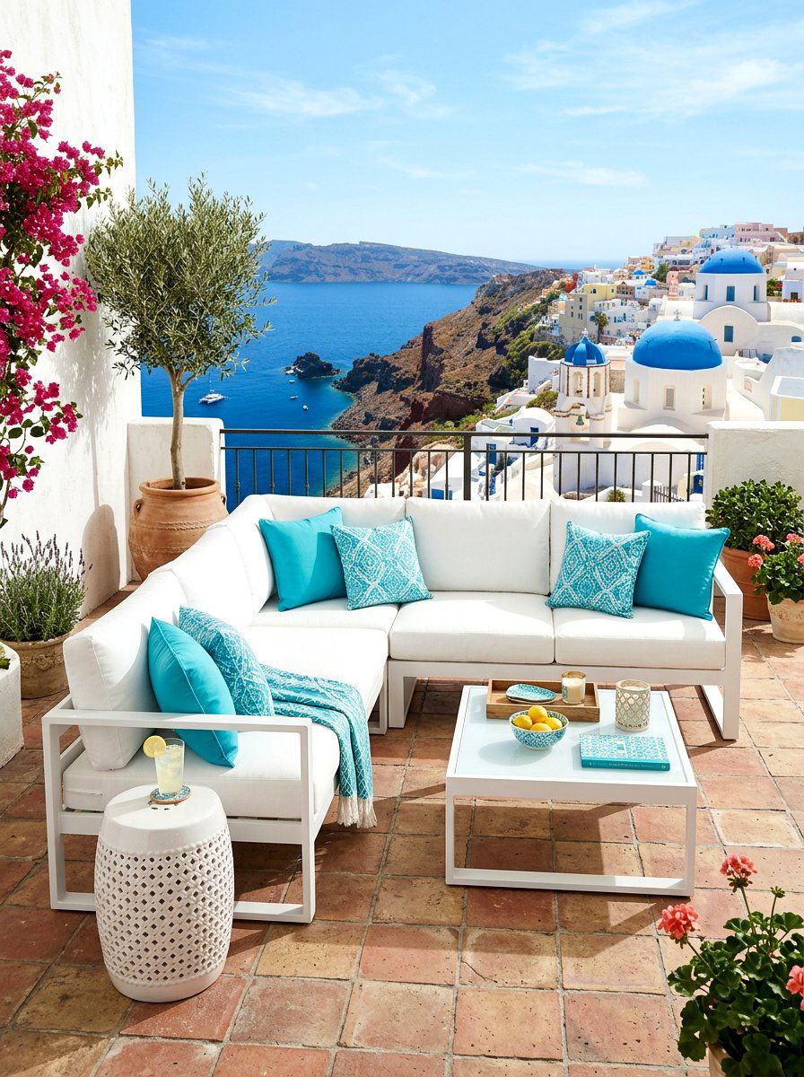 White outdoor sectional - 30 modern patio sectional ideas