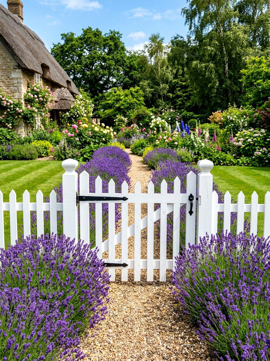 30 Cottage Gate Curb Appeal Ideas to Wow Guests Every Day - Suite 101