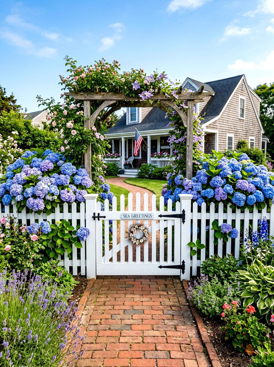 White picket gate - 30 Cape Cod exterior ideas