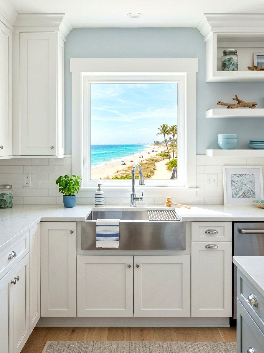 White trim kitchen window - 30 sink window kitchen ideas