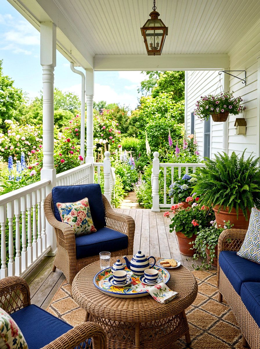 Wicker Outdoor Coffee Table - 30 outdoor coffee table styling ideas