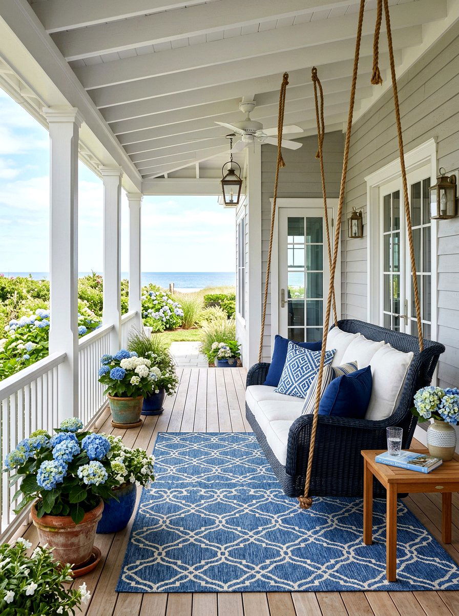 Wicker Patio Swing Chair - 30 hammock chair ideas