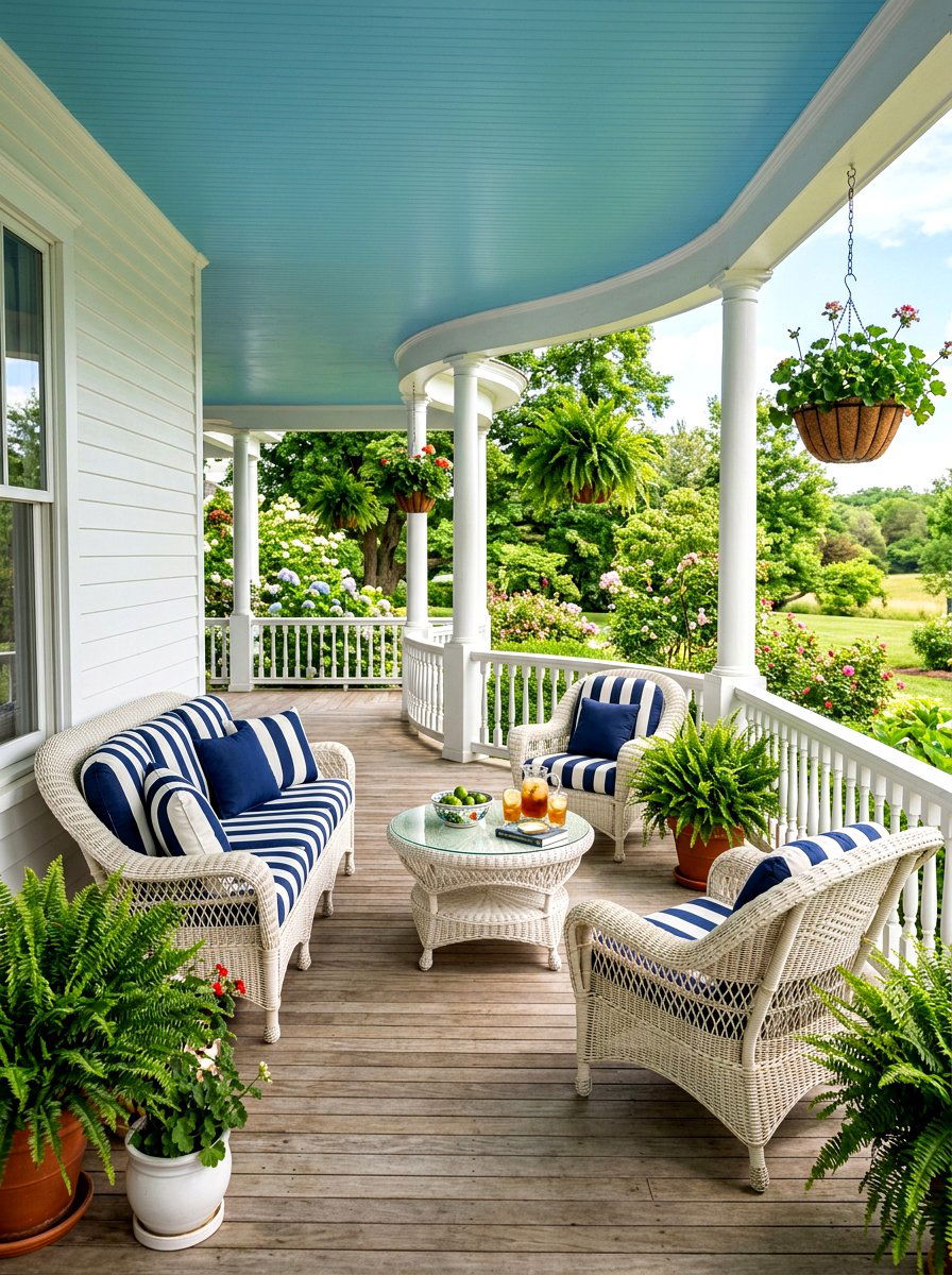 30 Southern Prep Decor Ideas to Nail Polished, Coastal Charm