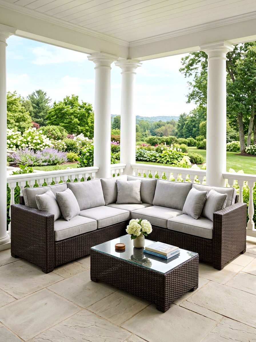 Wicker Porch Furniture - 30 porch gathering ideas
