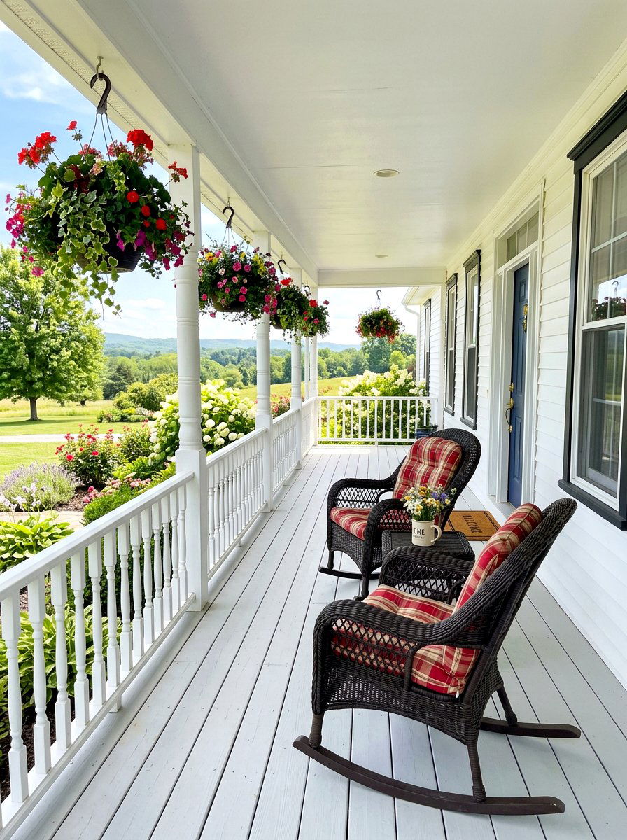 Wicker Rocking Chairs - 30 all weather wicker patio ideas
