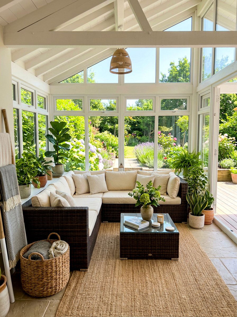 Wicker Sunroom Furniture - 30 sunroom decor ideas