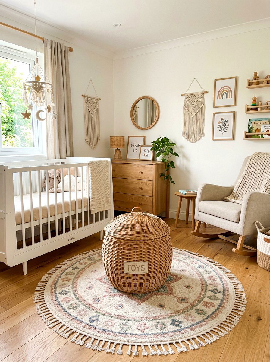 Wicker Toy Basket - 30 basket storage ideas