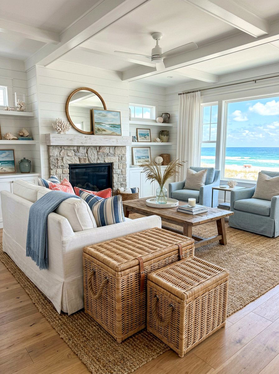 30 Family Friendly Living Room Storage Ideas for Clutter-Free Days