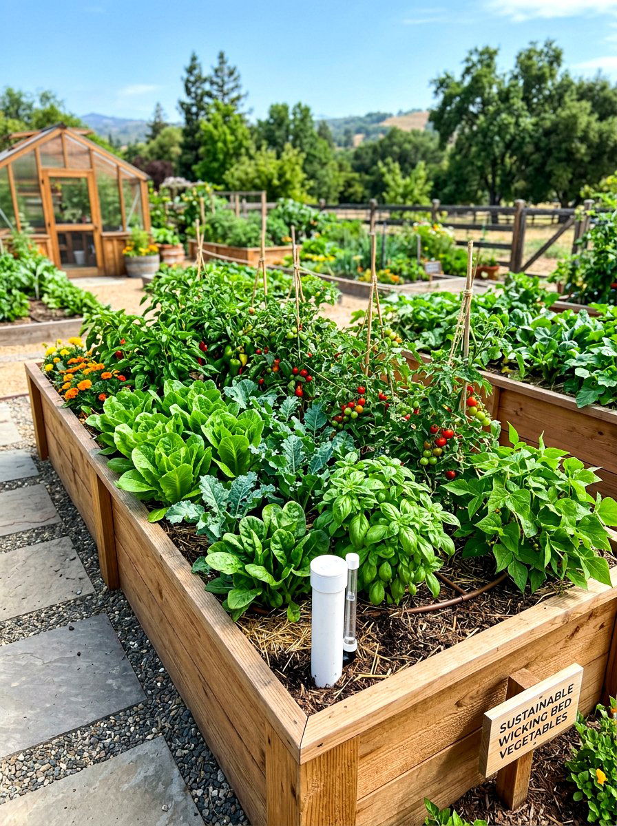 Wicking Bed Vegetable Garden - 30 budget vegetable garden ideas