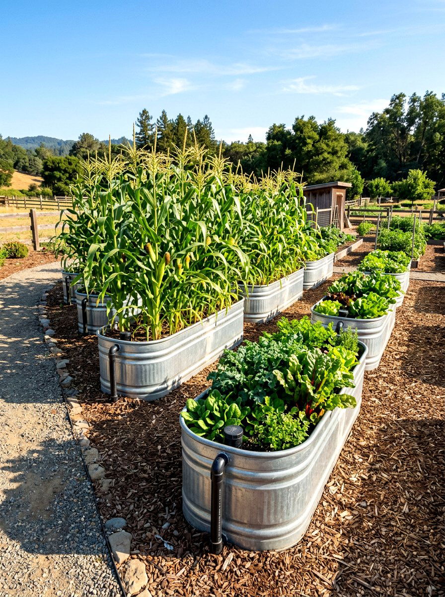 Wicking bed garden - 30 vegetable garden watering ideas