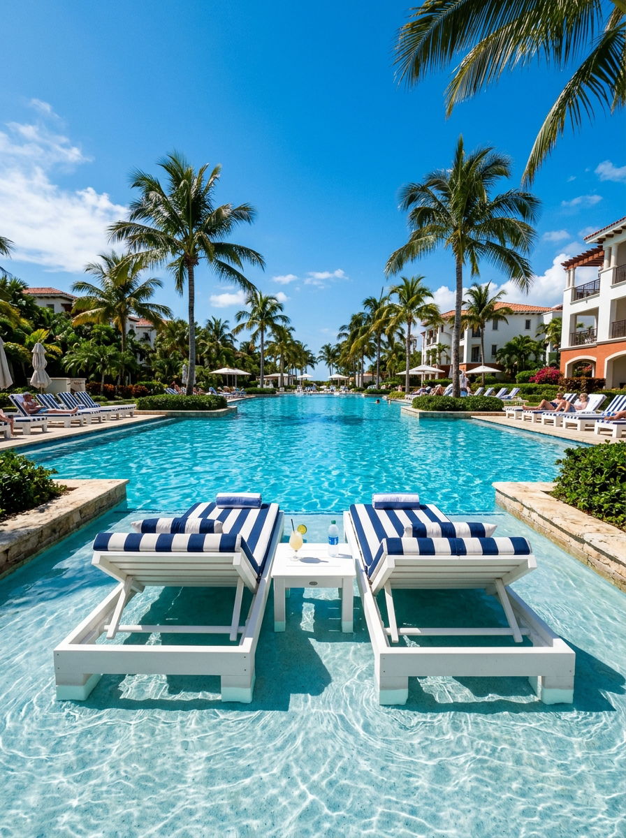 Wide Base Lounger Pool Ledge - 30 pool ledge lounger ideas