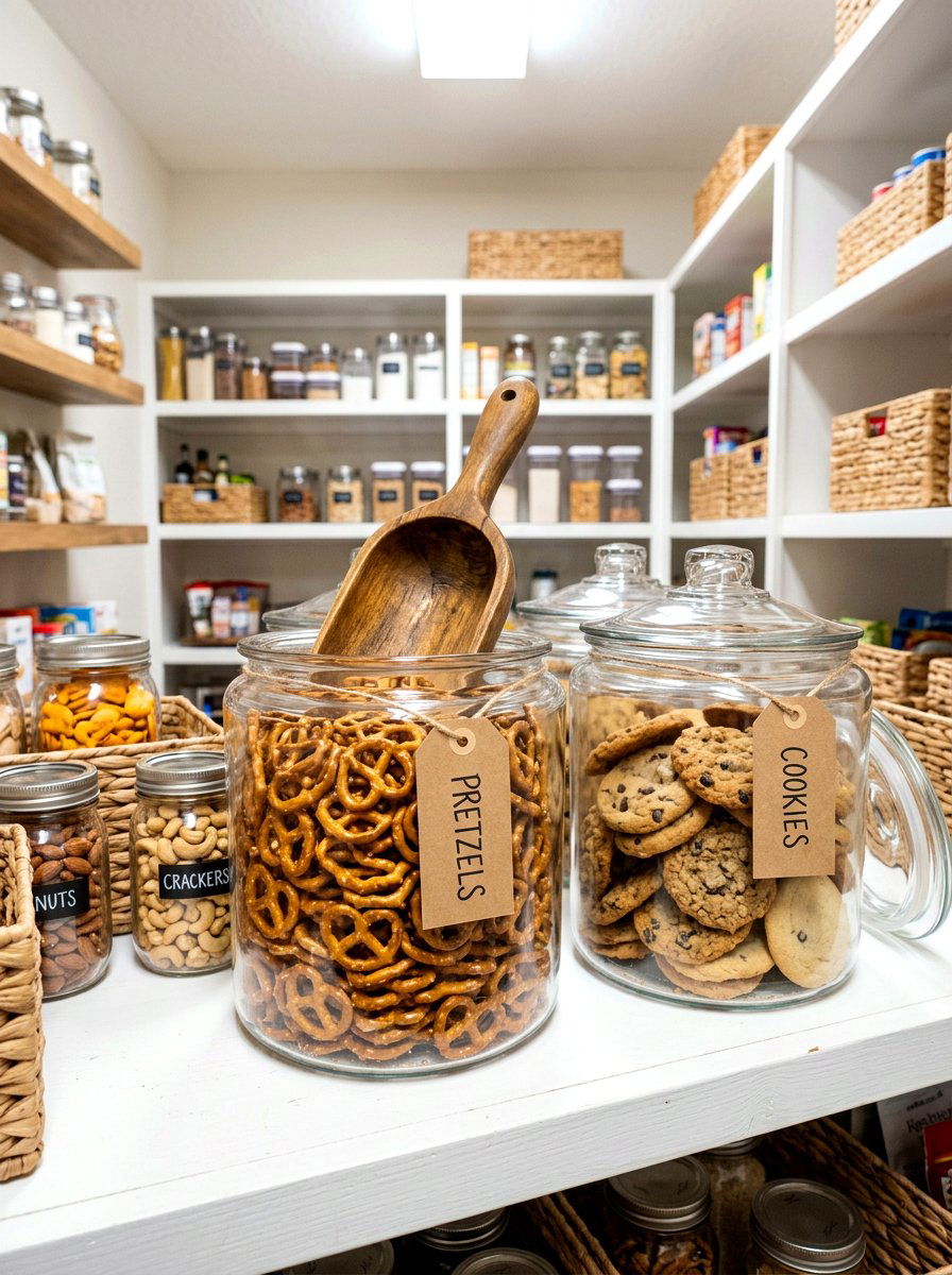 Wide Mouth Jar - 30 glass jar pantry ideas