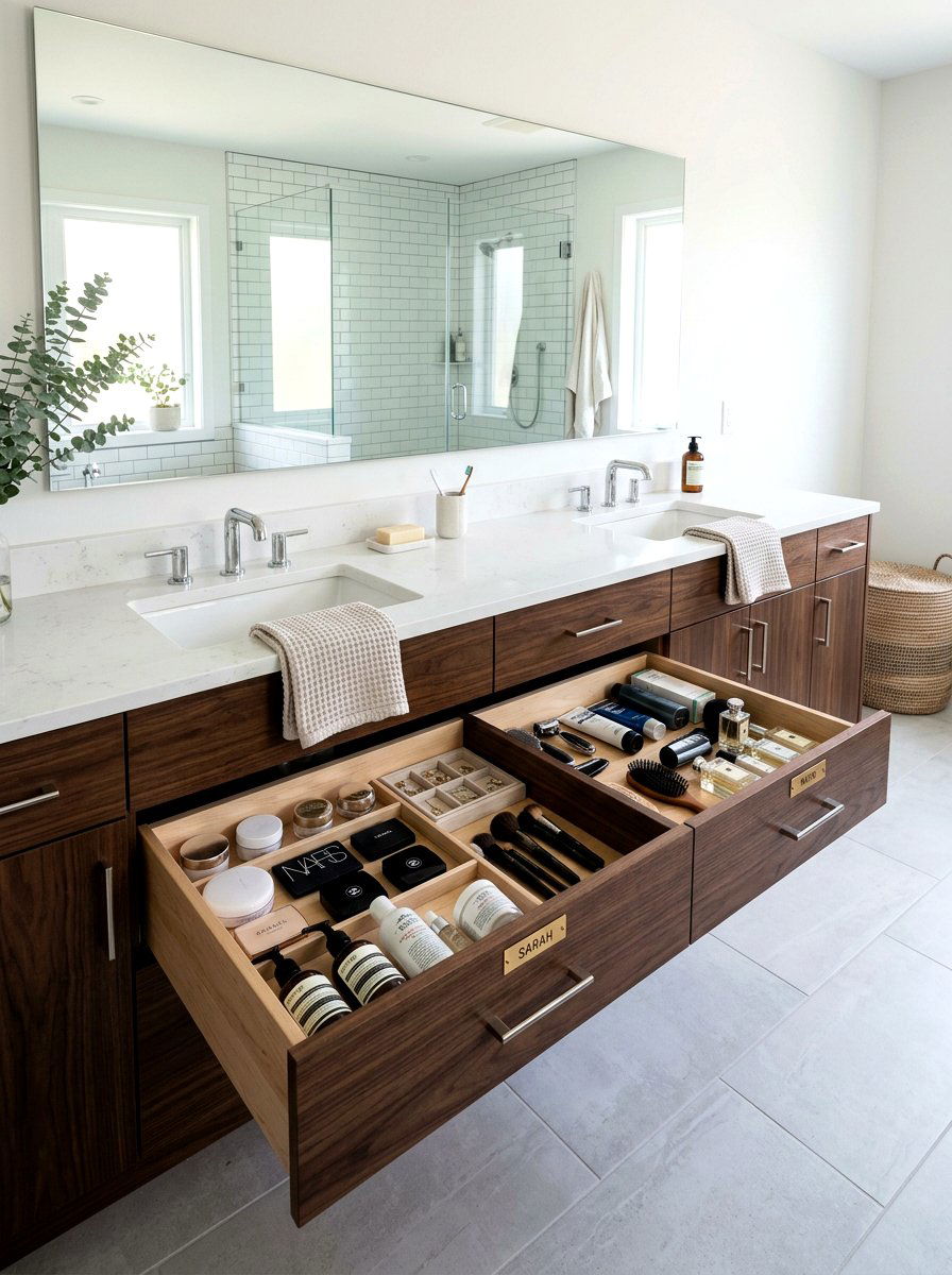 Wide Vanity Drawer - 30 bathroom vanity drawer ideas