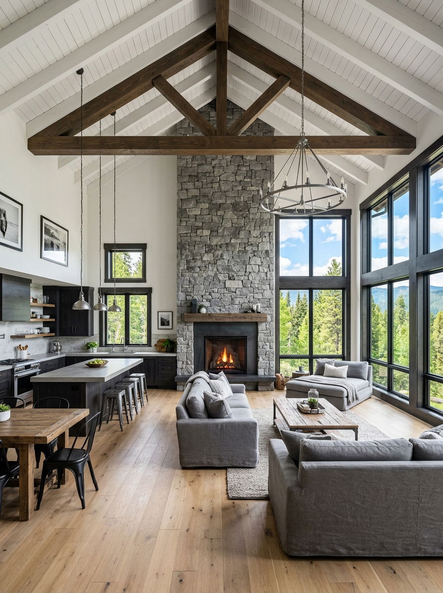 Wide plank window trim - 30 window trim ideas
