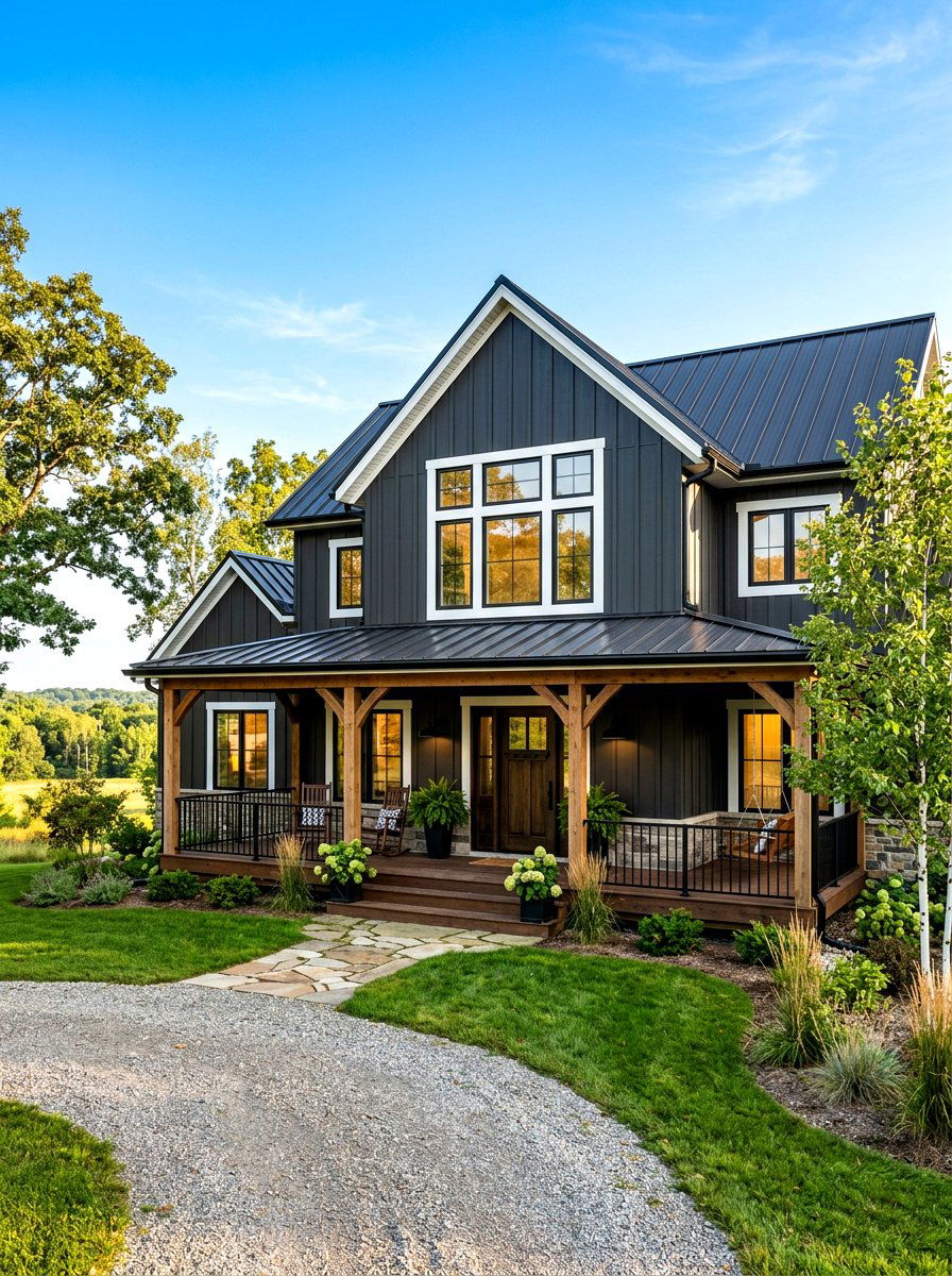 Wide window trim - 30 outdoor window trim ideas