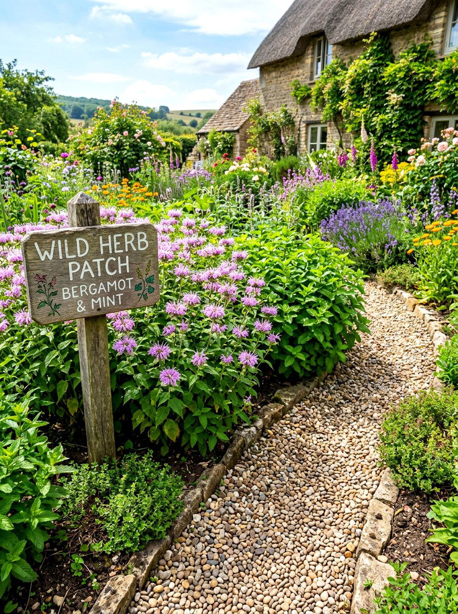 Wild Herb Patch - 30 rewilded backyard ideas