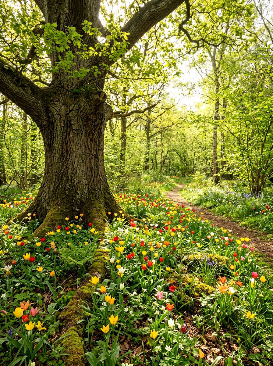 Wild Tulip Garden - 30 tulip garden ideas