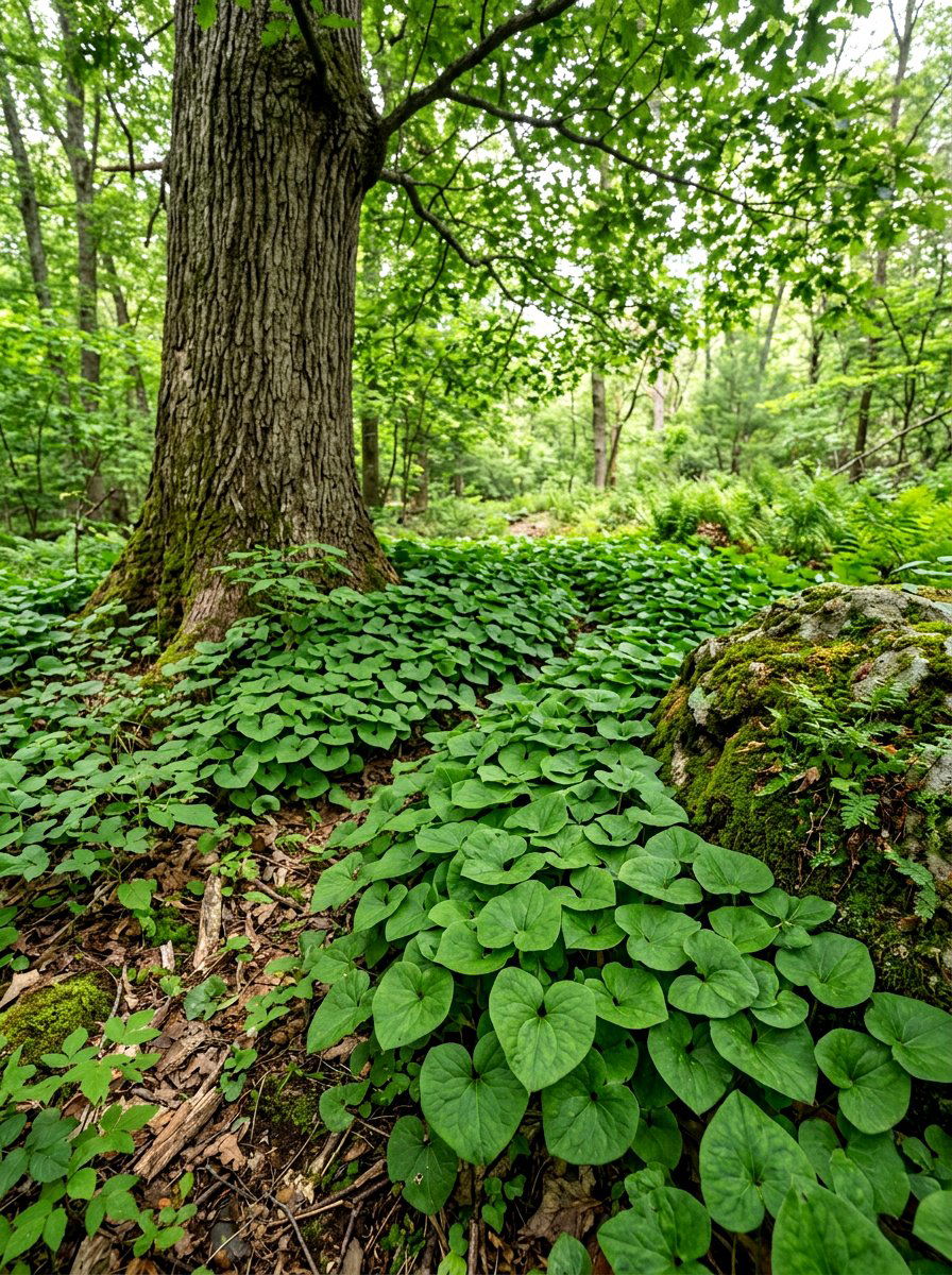 Wild ginger groundcover - 30 shade garden ideas