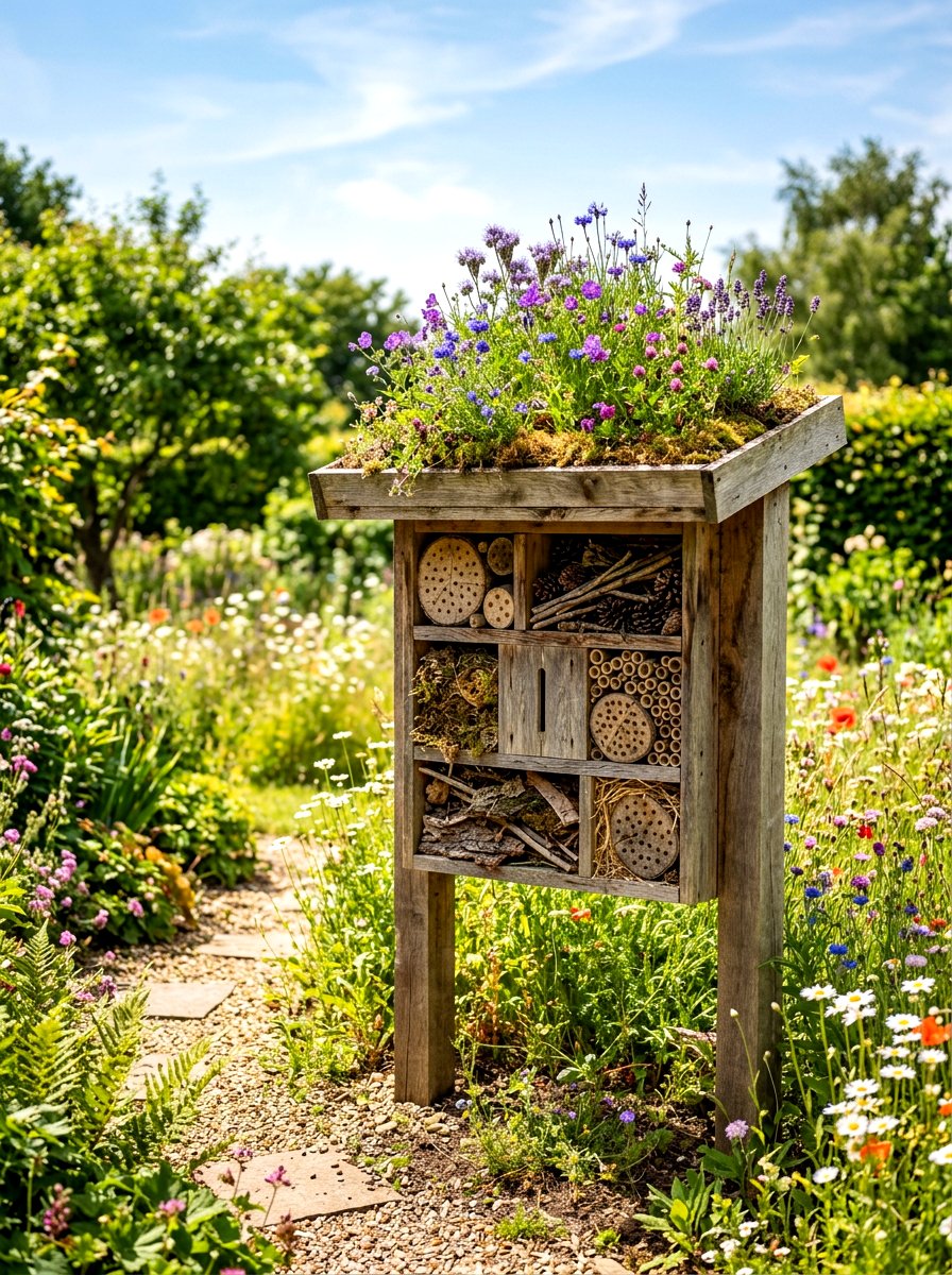 Wildflower Bug House - 30 insect hotel ideas