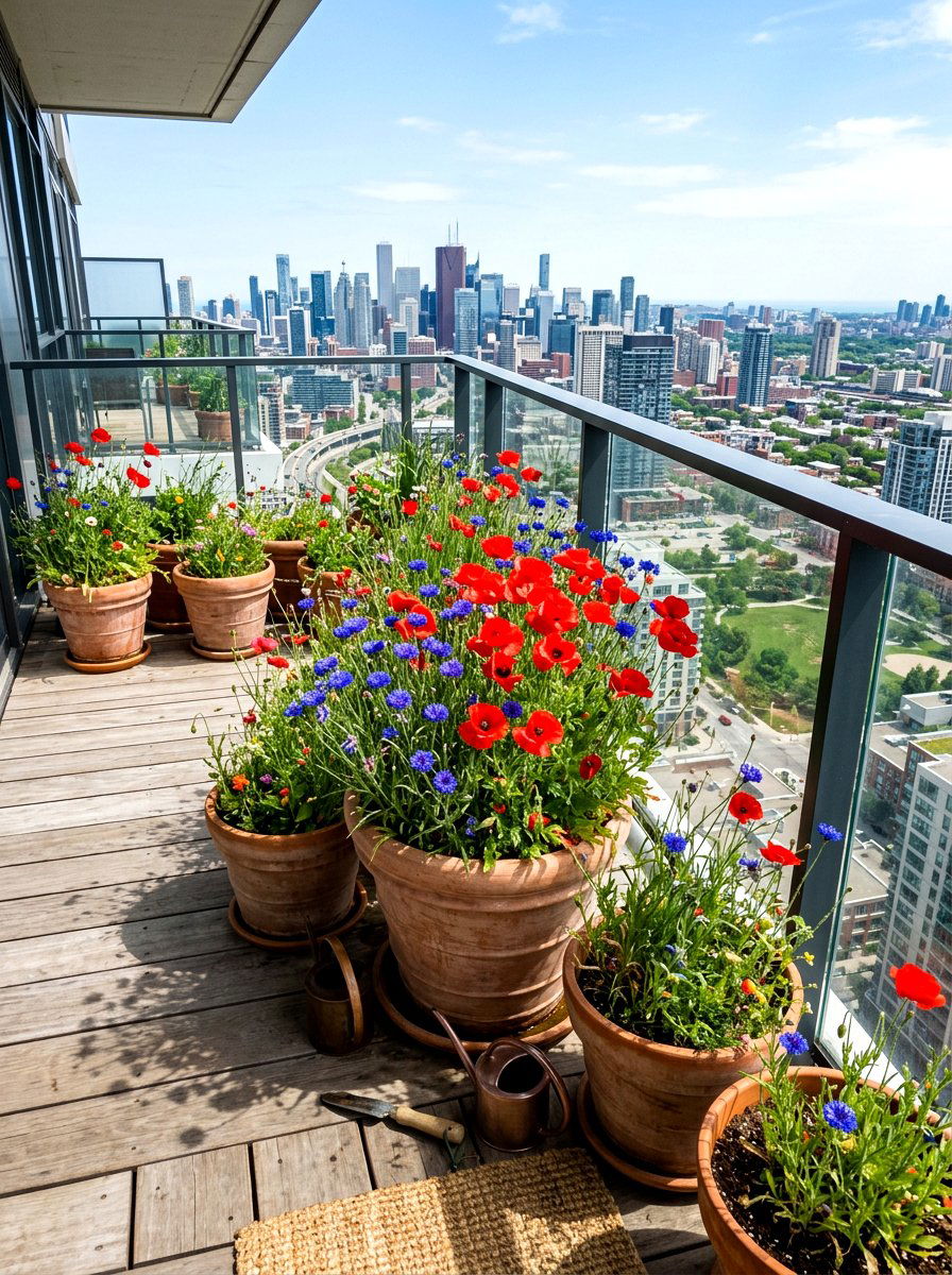 Wildflower Container Garden - 30 wildflower garden ideas